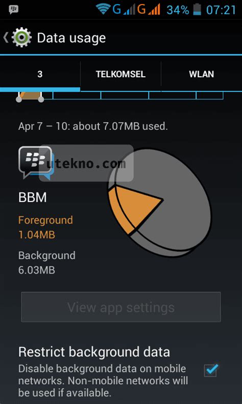 Batasi Penggunaan Data Melalui Android