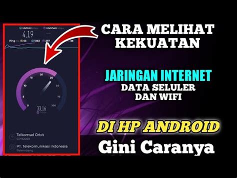 Mengecek Jaringan WiFi