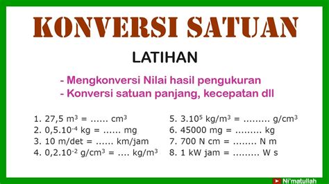 contoh soal konversi satuan 16 rp ke dalam cm