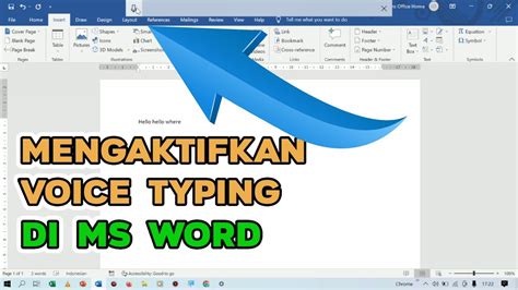 mengetik di MS Word