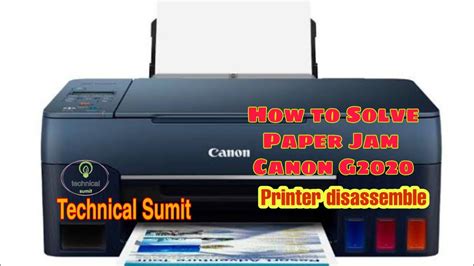 printer canon g2020 paper jam