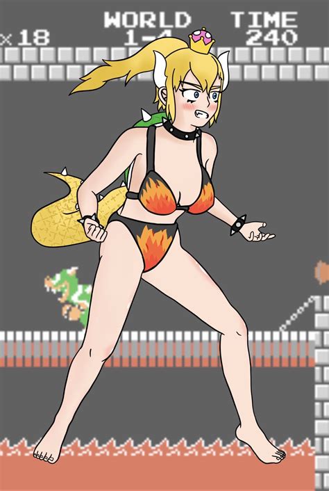 Bowsette bikini leaked snaps Telegram preview