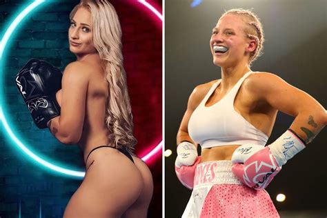 Boxing blonde bomber nude photo leaks Telegram channel preview