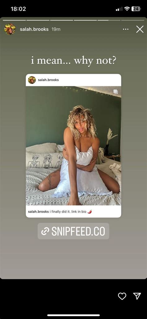 Salah brooks boobs only fan leaked Telegram channel preview