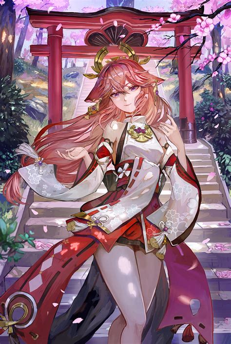 Yae miko lewd onlyfan free Telegram preview