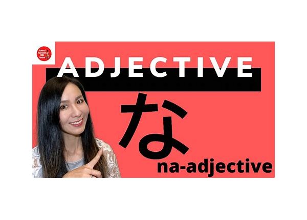 Na-adjective gambar