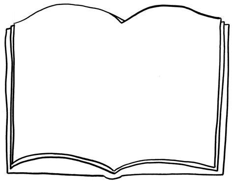 Book with Outlined Shapes for Writing