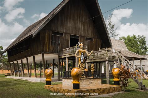 Ruang Tamu Rumah Betang Kalimantan Tengah