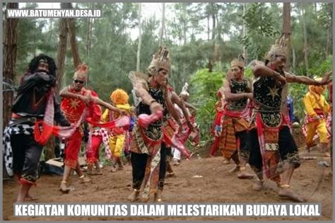 Kegiatan komunitas budaya