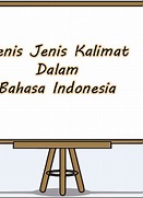 Kalimat Bahasa Indonesia
