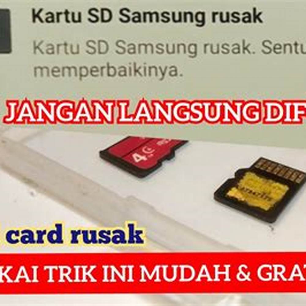 Kesimpulan Memperbaiki Memory Card Indonesia