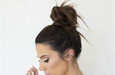 bun messy tutorial hair hairstyles make hellofashionblog fashion hello long buns finds vol friday top cute brown easy high dark