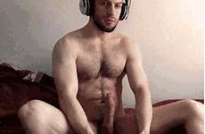 hunks hairy tumblr gifs gets off muscle big sexy