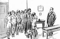 punishment schoolgirls corporal stone school margaret room