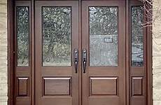 double doors entry door exterior wood custom
