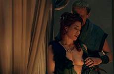 spartacus nude arena gods murray jaime actress sex scene scenes tits shows tv