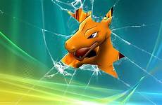 wallpaper pokemon screen dual charizard windows vista broken wallpaperjam