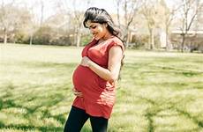 pregnant indian women stock