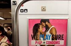safe sex ad york subway campaign revamps prevent train sure larger play part prep city