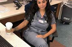 nurses scrubs outfit baddie aaliyah garip