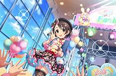 chie sasaki cinderella girls card idolm ster official anime reaching illustration twitter zerochan cards usamin demon precocious sources little