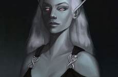 dark elf female drow dnd lady fantasy elves choose board