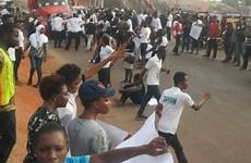 protest poly auchi strike students action photonews lecturers edo staff
