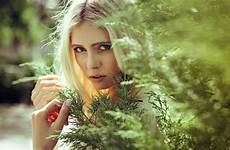 girl forest photography women portrait nature beauty blonde model blond green face plant person shoot outdoors sunlight emotion jungle autumn