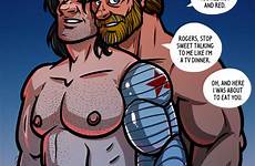 bucky steve gay bulge comics avengers soldier winter barnes randy marvel muscle hairy captain male america underwear bara rogers xxx