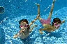 underwater pool swimming girls two shutterstock stock search
