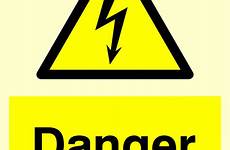 electrical danger hazard sign signs warning safety triangle