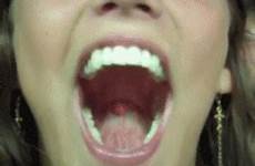 girl gif gifs tongue swallows animated her giphy she