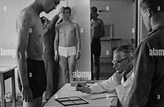 medical examination army 1950s military physical men alamy stock austria undated roll call young doctor