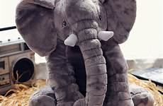 elephant stuffed toy plush 60cm height cute large baby doll kids cushion sleeping soft back accompany gift