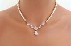 pearl rhinestone sets pearls weddbook cubic zirconia