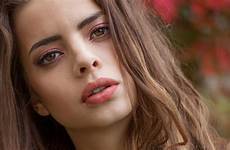 hair face brunette wallpaper long juicy hazel women lips closeup eyeshadow outdoors eyes wallhaven cc model unknown wallhere service girl