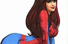 marvel comics spider girl girls dc jane mary hot super spiderman comic anime characters women heroes 3d se choose board