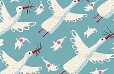 illustrazione storks volo cicogne cicogna graphicriver carattere uccello