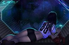 girl space gamer anime wallpapers naked imgur hot destiny glitch wallpaper gif sci fi animated gaming future games game dark