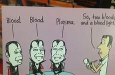 vampire joke phlebotomy donation plasma hematology resist donor platelet collect becoming consider