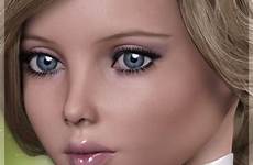 tween julie face 3d daz models cgi