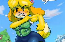 isabelle thicc furry ankha teckworks characters villagers acnh thighs doomguy gelbooru tied