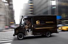 ups delivery trucks electric vans parcel truck companies van package vehicles service deliveries united trucking carolina pick north bloomberg packages