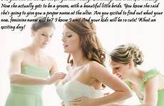 captions tg crossdressing bridesmaid feminized