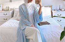 modest modesty ramadan muslim abaya muslimah kimonos halsadiya hijabista fustany babyblue