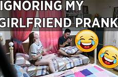 girlfriend prank ignoring