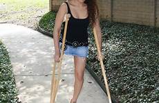 amputee crutches crutching