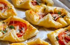 finger appetizers food party easy snack recipes summer snacks tomato puffs pepperoni basil brunch eatwell101 picnic quick parties adults spring