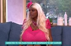 martina big barbie tanning boobs model injections morning german size her biggest breast implants surgery woman has who 32s breasts