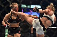 rousey ronda fight kick holly holm went